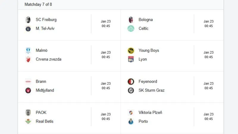 KQBD C2 được cập nhật liên tục theo từng lượt trận tại KQBD 24H