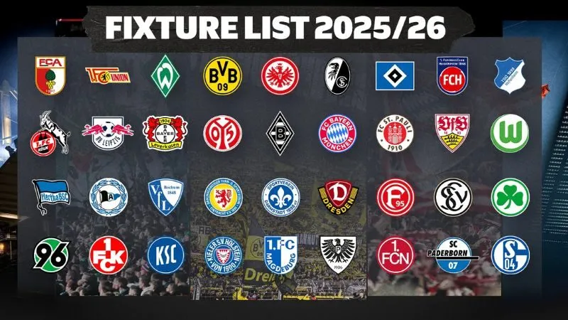 Bundesliga – Giải VĐQG Đức với 18 CLB tranh tài